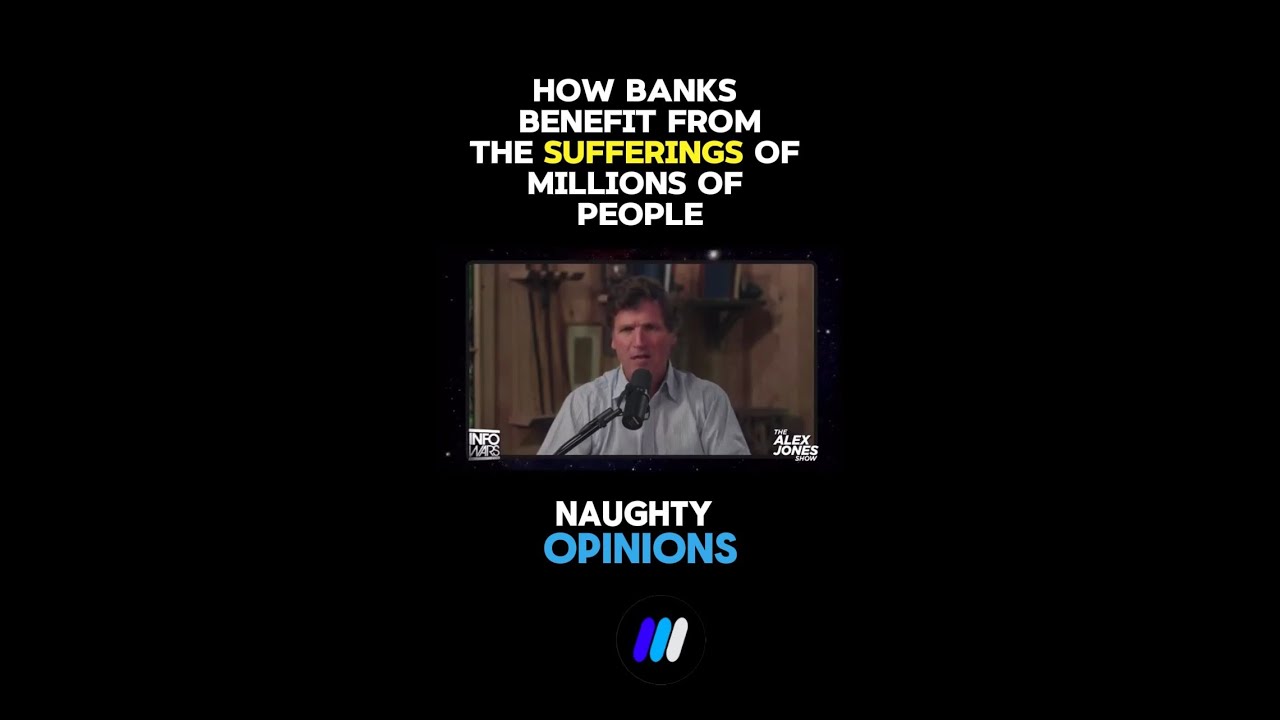 JUST IN: Tucker Carlson & Alex Jones Expose Banks’ Debt Slavery Scheme! 😱💸 #BitcoinFreedom
