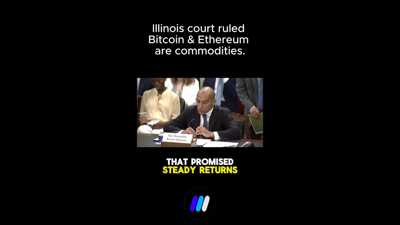 Bitcoin & Ethereum are commodities says Illinois court