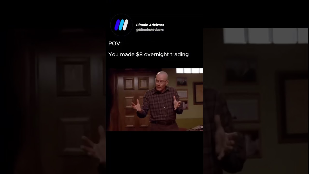 That feeling when I made a gain on a trade 🤣