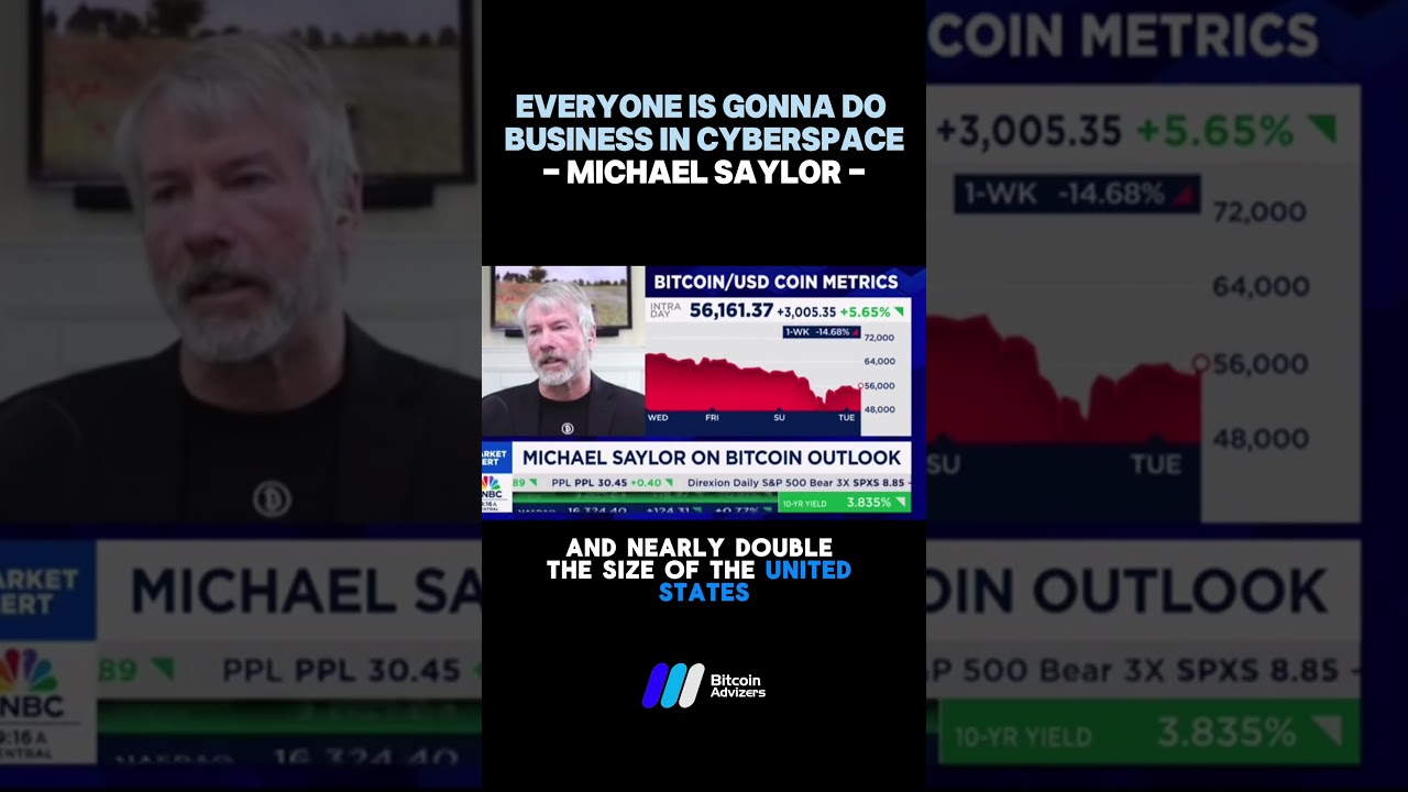 “Everyone Is gonna do business in Cyberspace” – Michael Saylor
