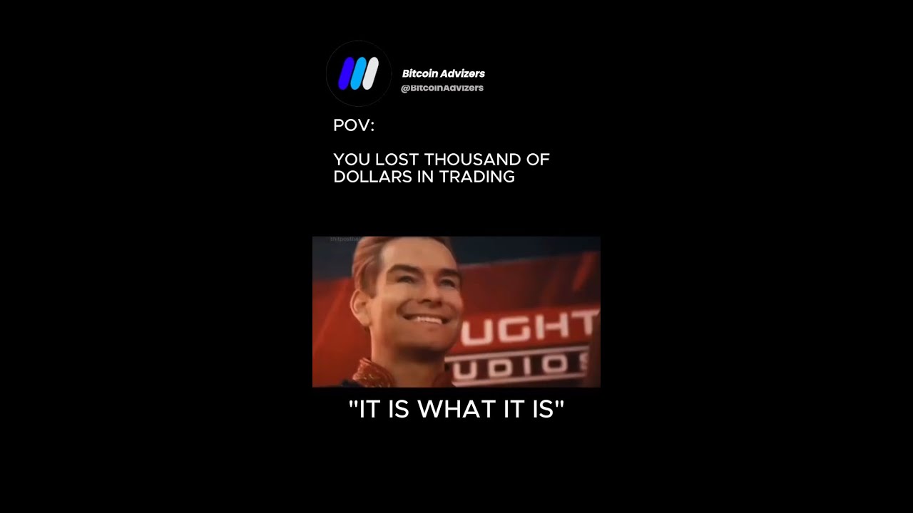 It is what it is.. 🤣 #Bitcoin