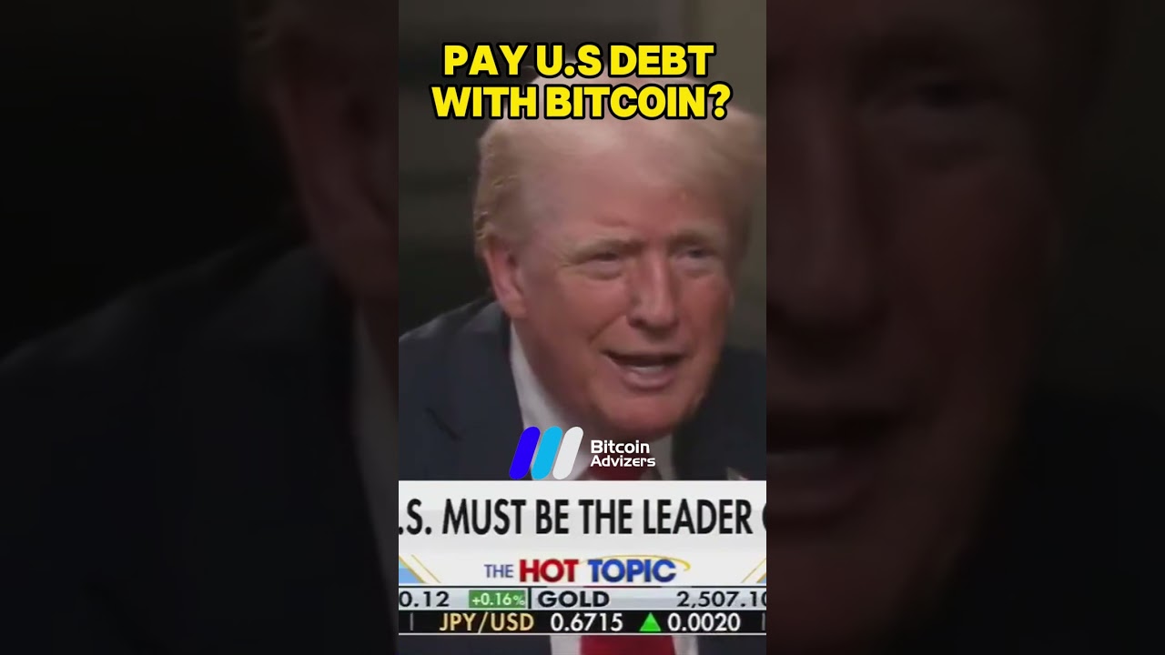 JUST IN: Donald Trump suggests using #Bitcoin to pay off the country’s $35 trillion in debt.