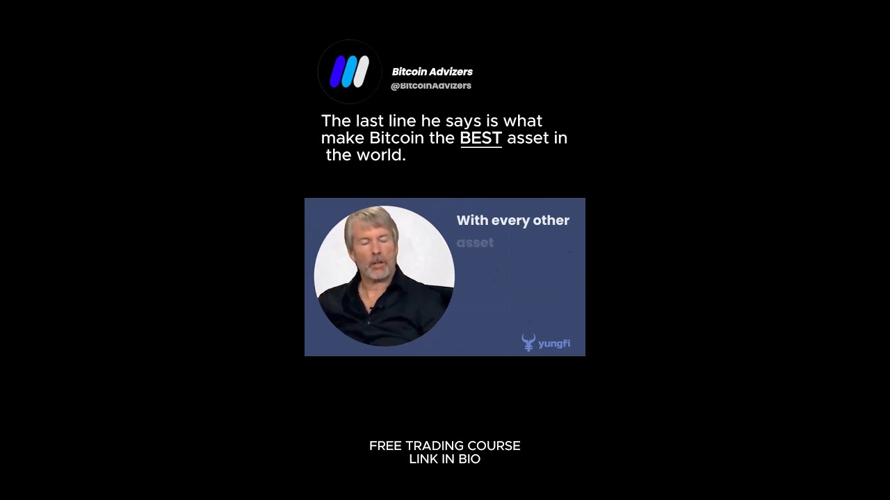 The last line Michael Saylor says hits different… #Bitcoin