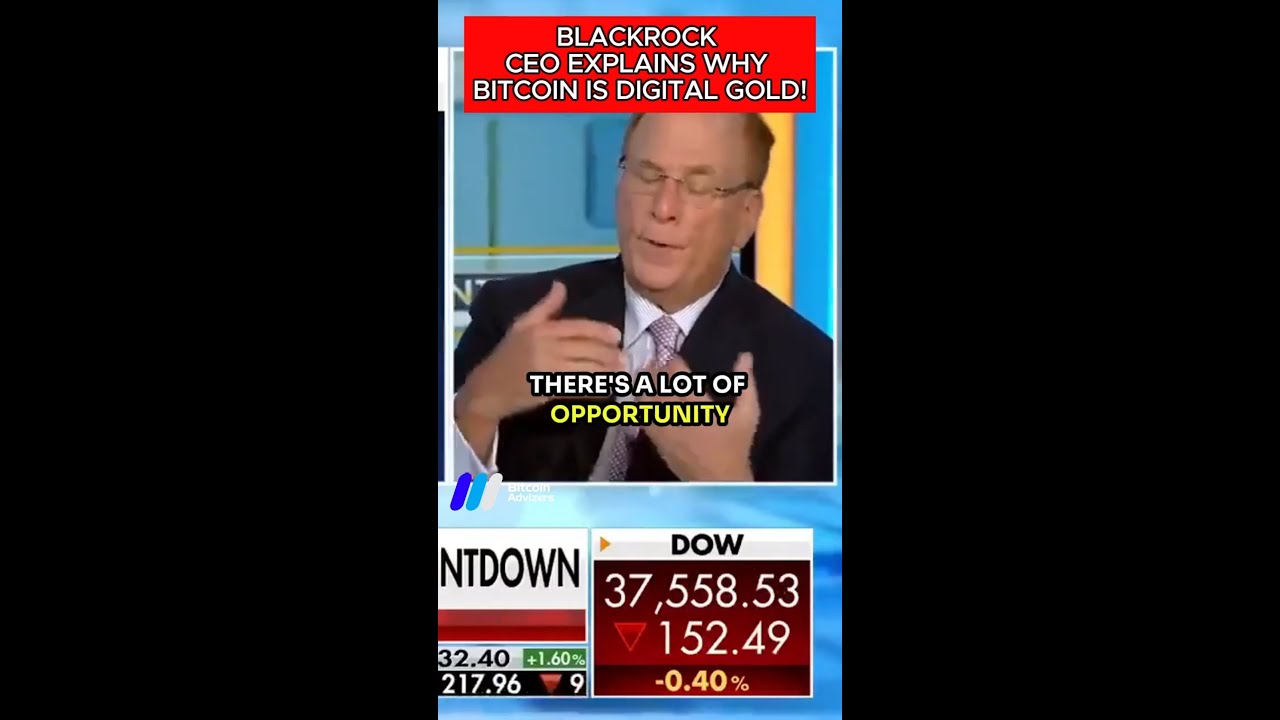THROWBACK: BlackRock CEO Larry Fink praises #Bitcoin! 😎
