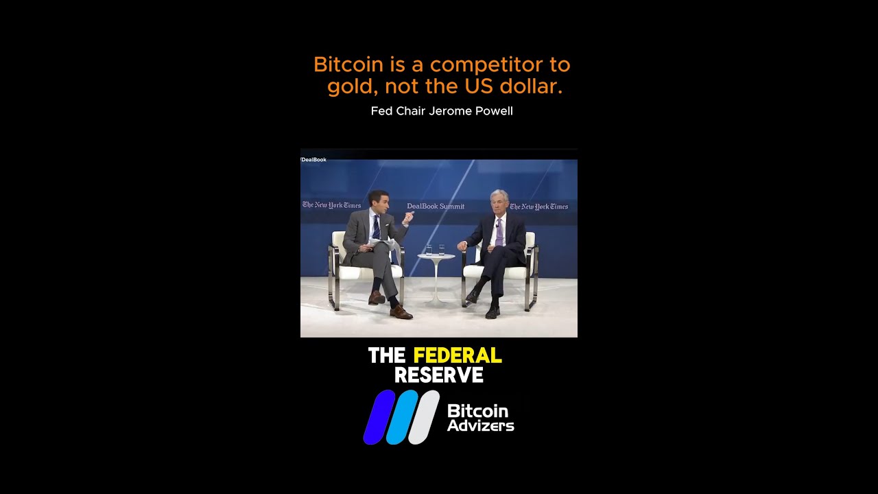 BREAKING: 🇺🇸 Fed Chair Jerome Powell says #Bitcoin is a competitor to gold, not the US dollar.