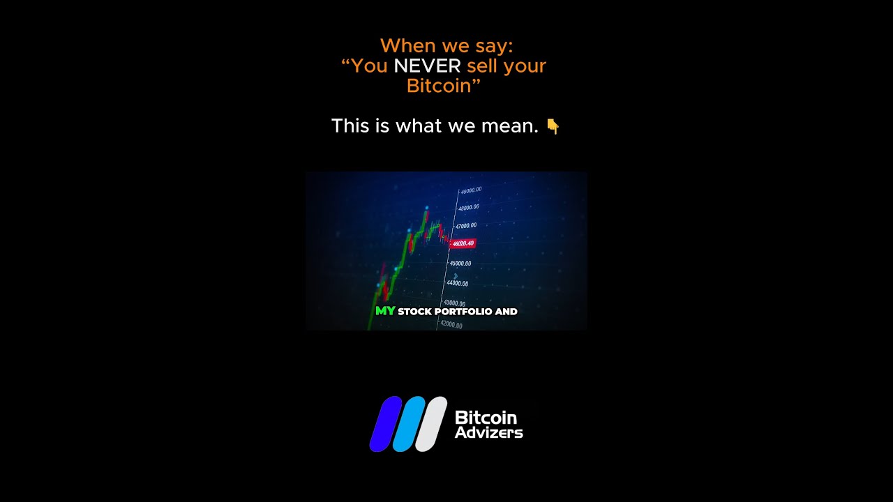 When we say: “You NEVER sell your Bitcoin” This is what we mean. 👇