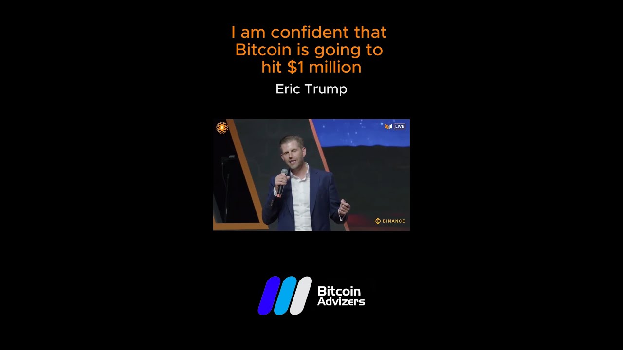 “I am confident that #Bitcoin is going to hit $1 million.”
