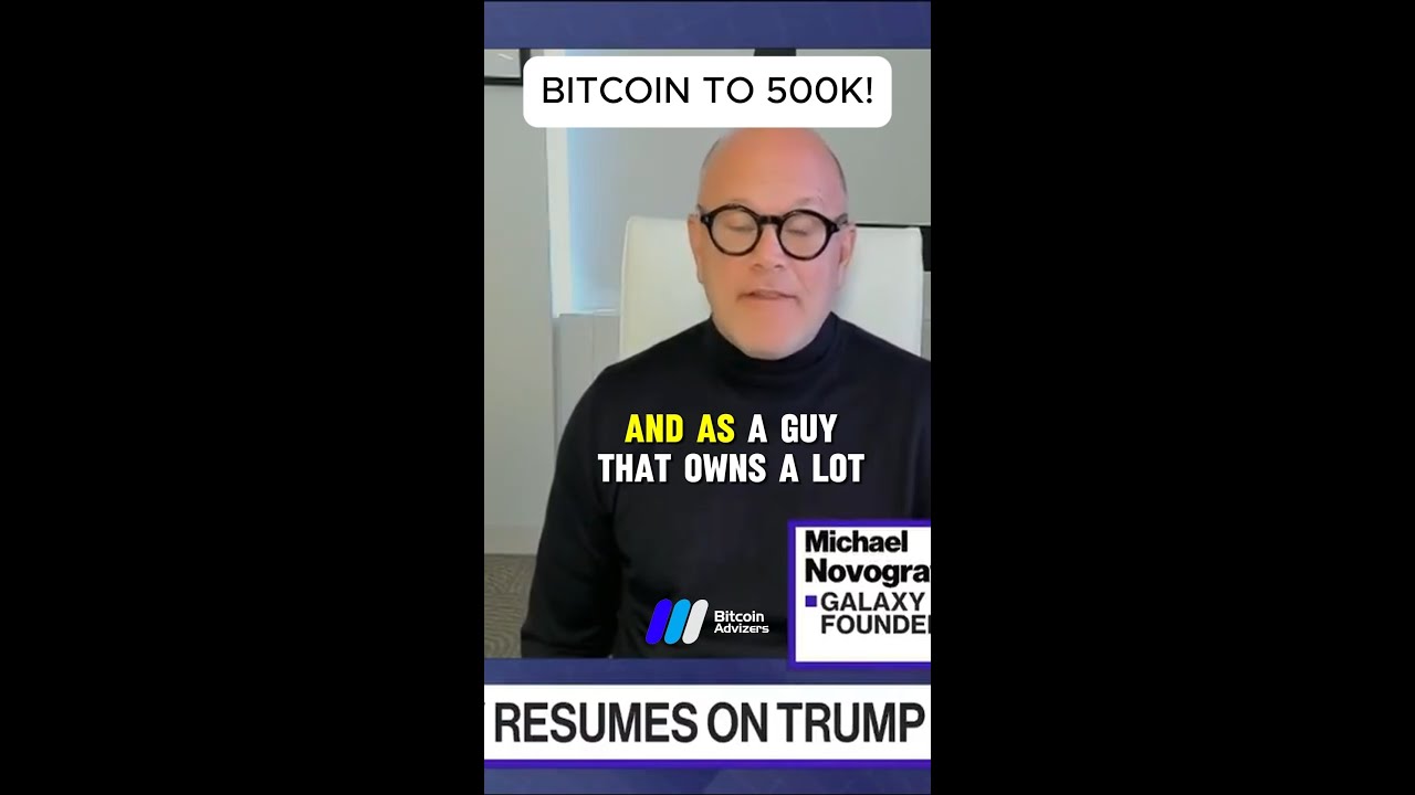 “I think #Bitcoin heads to $500,000” – Mike Novogratz
