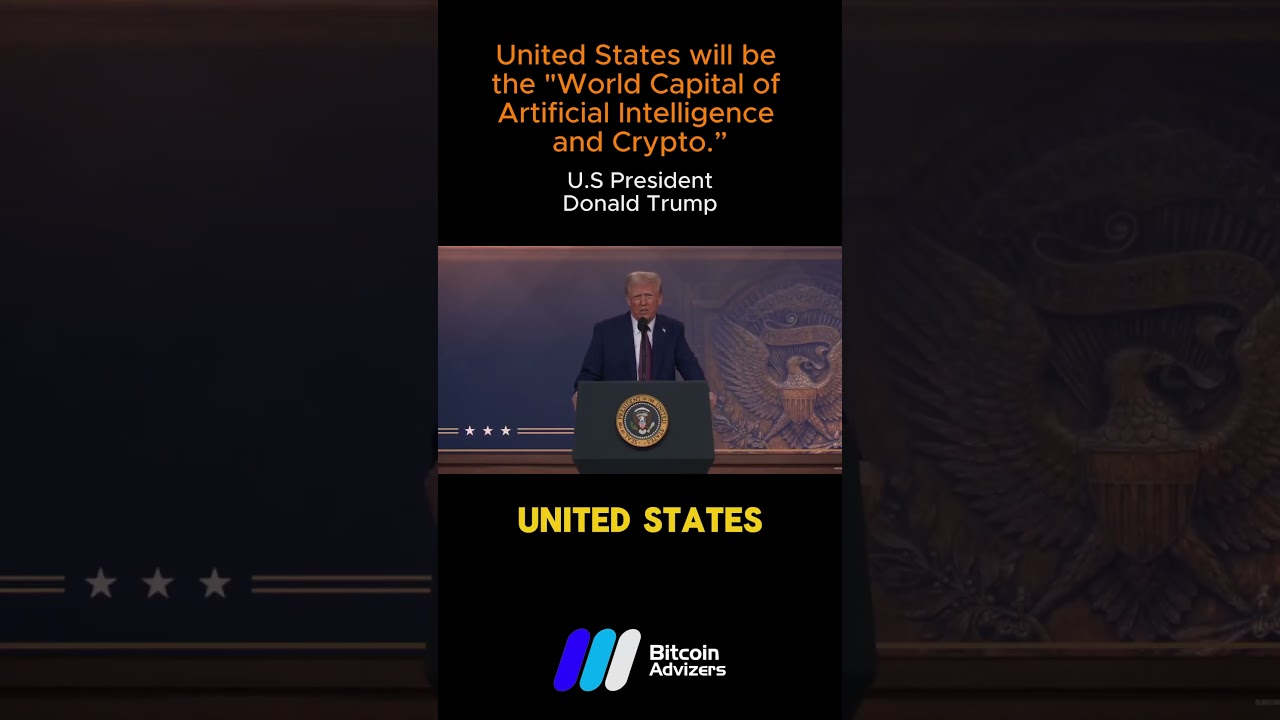 “The United States the “World Capital of Artificial Intelligence and Crypto” – President Donald Trum