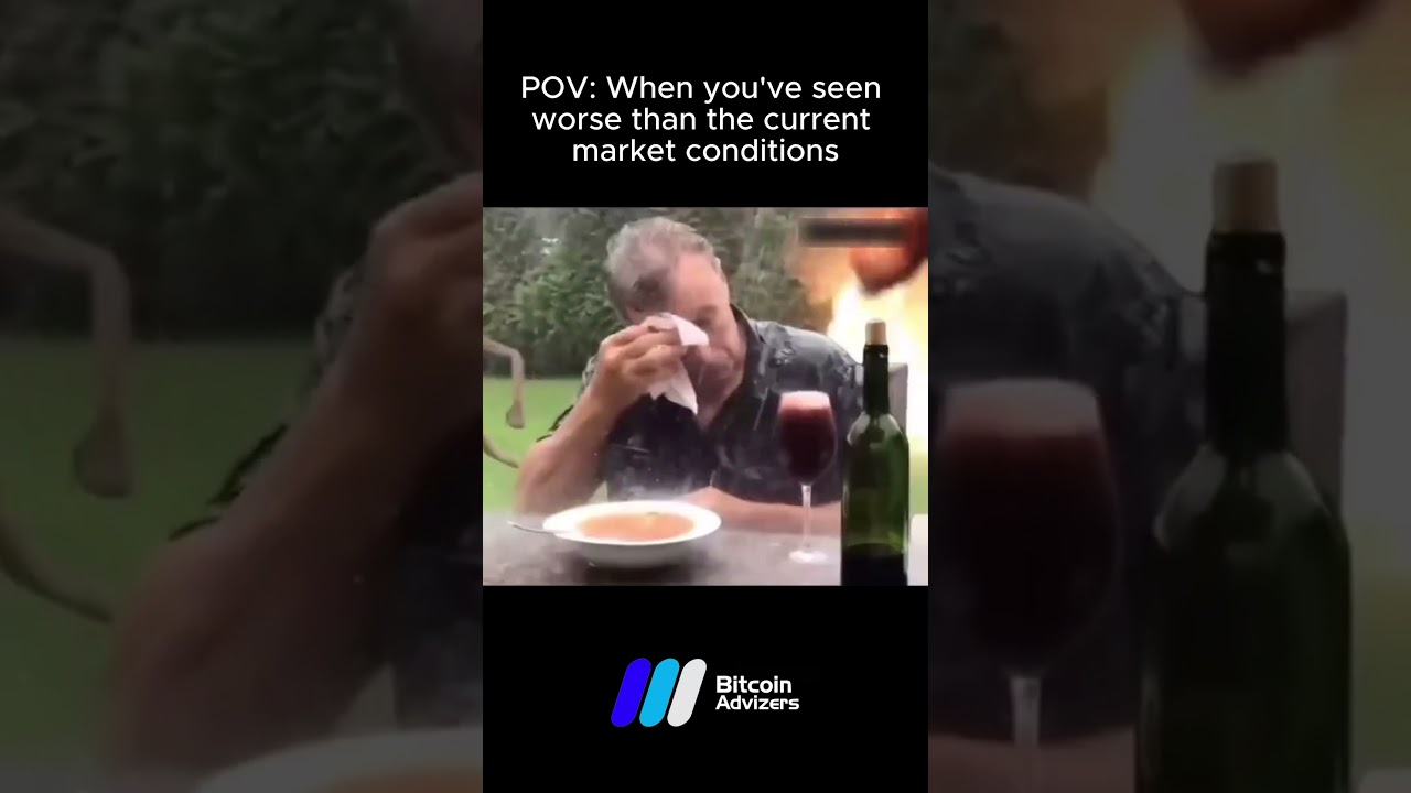Crypto market is crashing but you’re used to it by now 🤣