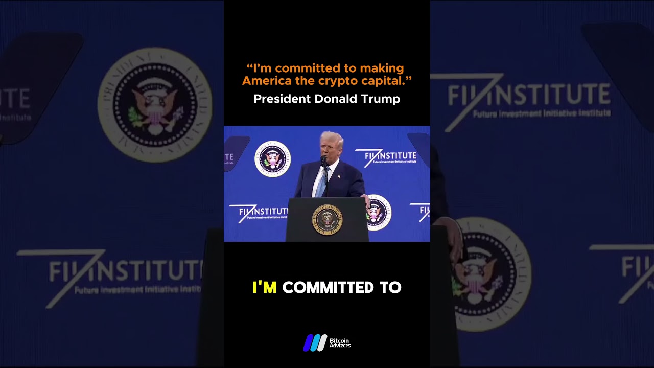 “I’m committed to making America the crypto capital.”- President Donald Trump