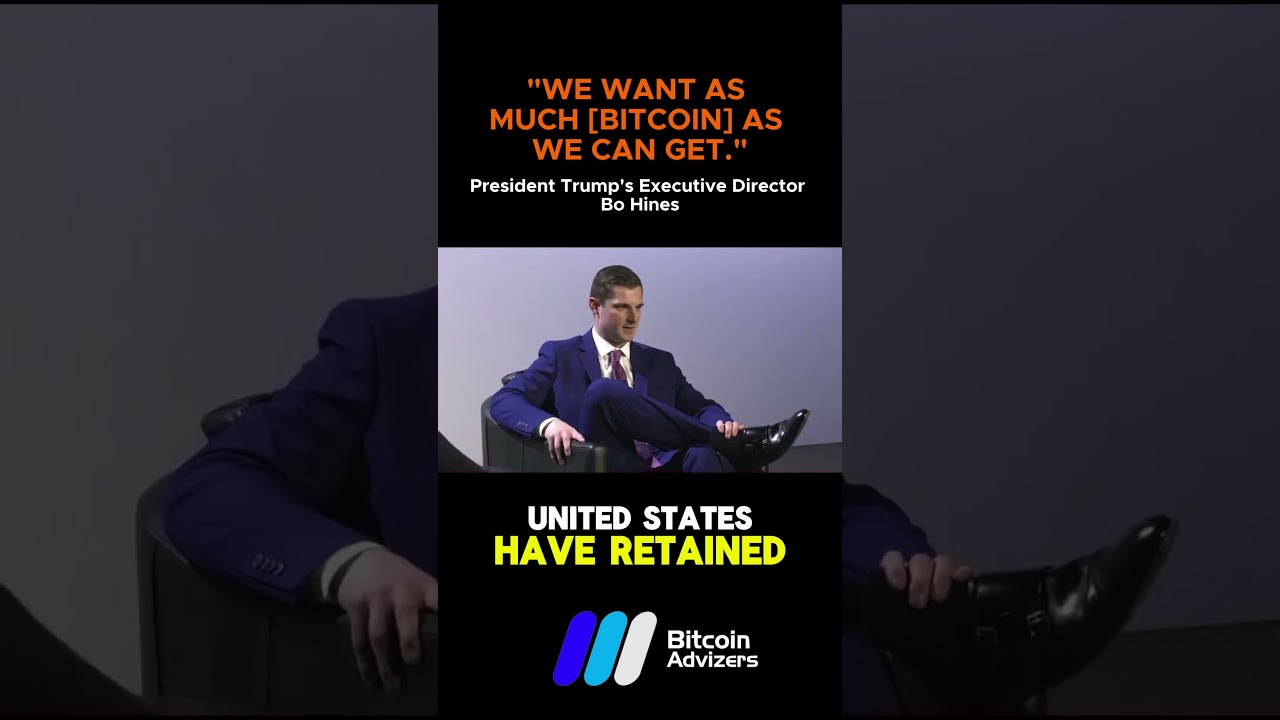President Trump’s Executive Director says “we want as much [#Bitcoin] as we can get.”
