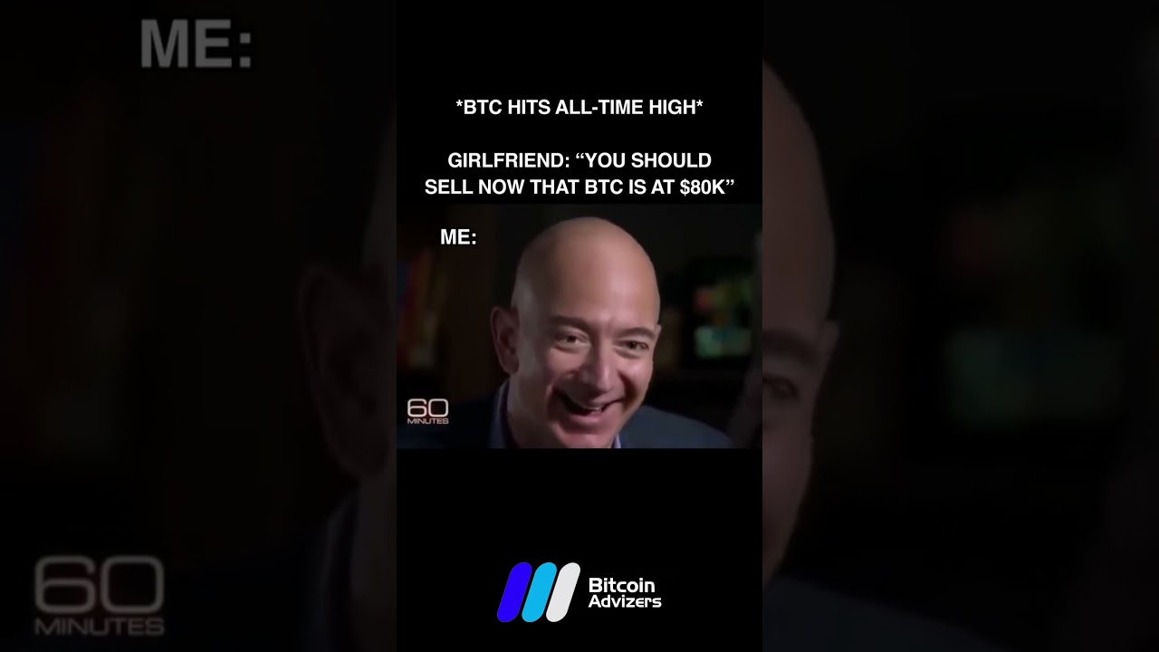 When she tells me to sell my Bitcoin…..