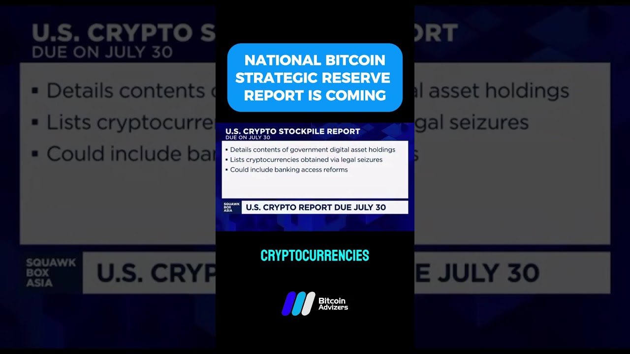 CNBC confirms a national Bitcoin strategic reserve report is coming TOMORROW